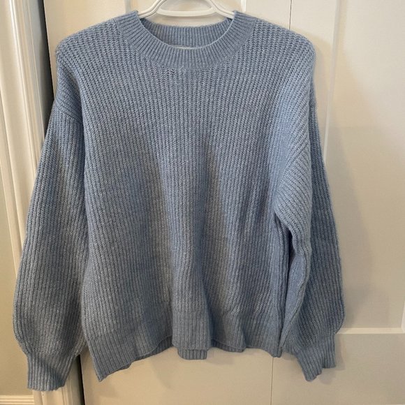 H&M Blue Knit Sweater - Size Small - Picture 1 of 6